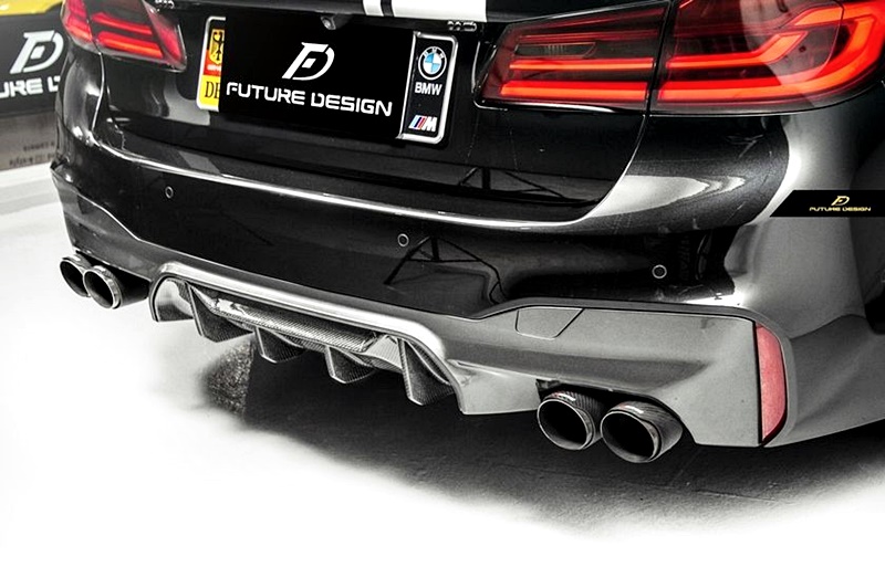 F90 M5 – Performance style Carbon Rear Diffuser 03